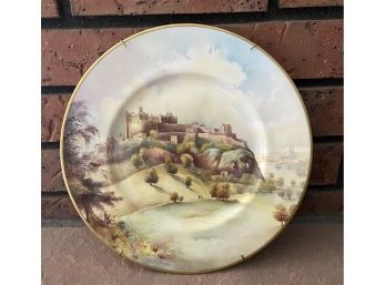 Edinburgh Castle Midlothian Decorative Plate By Minton Bone China