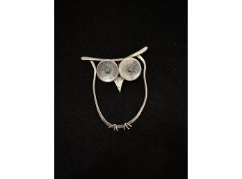 Stunning Sterling Owl Pendant