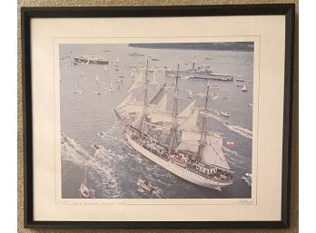 'tall Ship Parade' By B. Cowes 1974