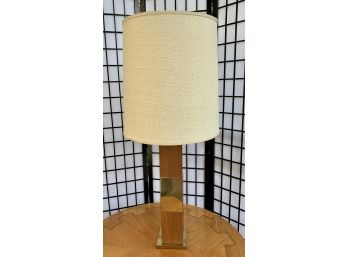 Lamp With Gold Accents
