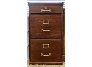 3 Drawer Wooden Filing Cabinet