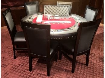 Professional Style Poker Table & Chairs