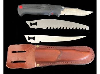 Kershaw Multi-blade Pocket Knife W/ Leather Case