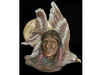 Native American Decorative Piece Signed Lea U
