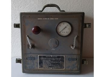 Vintage Vietnam Era Guidance Section Air Leakage Tester