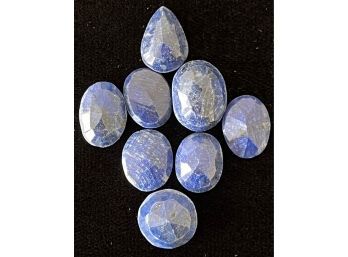 8 Blue Saphire Gemstones 35.80 Ct
