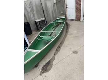 16ft 3 Person Green Canoe