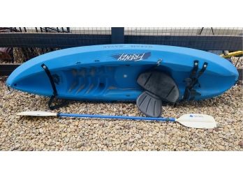 Blue Frenzy Kayak By Ocean Kayak With Paddles