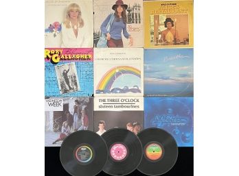 12 Piece Collection Of Assorted Records Incl. Carly Simon, Rory Gallagher & More