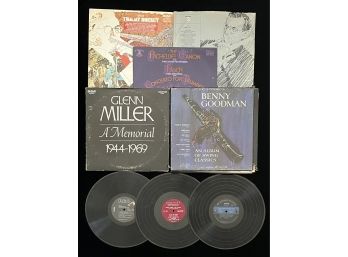 8 Piece Collection Of Big Band Records Incl. Glenn Miller, Benny Goodman & More