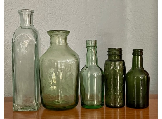 Collection Of Small Vintage Bottles