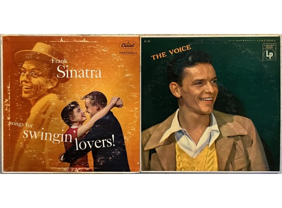 2 Frank Sinatra Records Incl. Swingin' Lovers! & The Voice