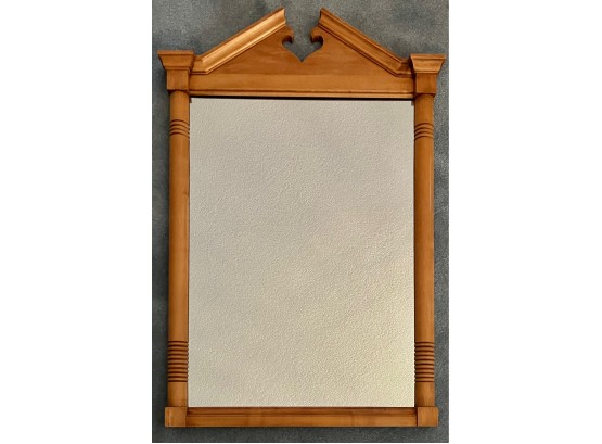 Wood Mirror W Walnut Frame