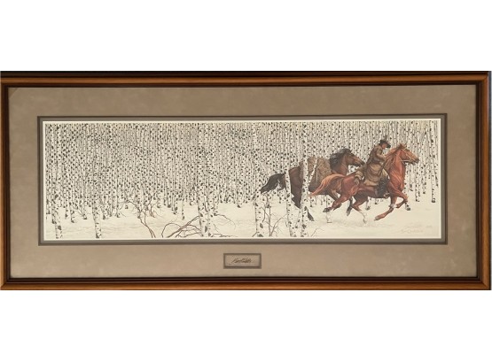 Large Autographed Sacred Ground Painting Print By Bev Doolittle