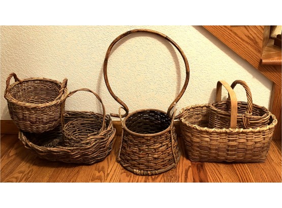 Assorted Lot Of Various Baskets