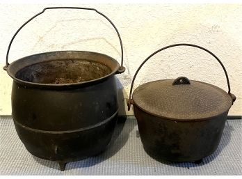 Antique Cast Iron Pots