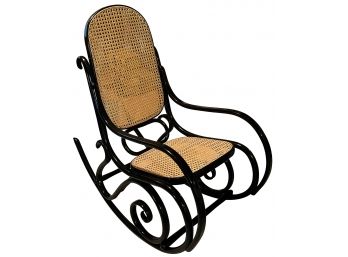 Vintage Bent Wood Rocking Chair