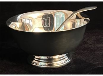Gorham Silver Plate Serving Bowl W Ladle