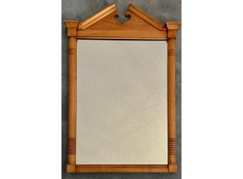 Wood Mirror W Walnut Frame