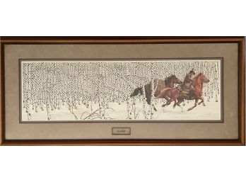 Large Autographed Sacred Ground Painting Print By Bev Doolittle