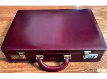 Burgundy Tumi Briefcase