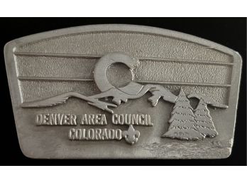 Denver Area Council Colorado Belt Buckle