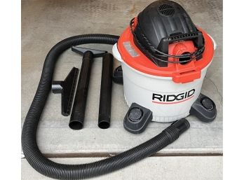 Rigid Wet/Dry Shop Vacuum W/ Hose & Accessories