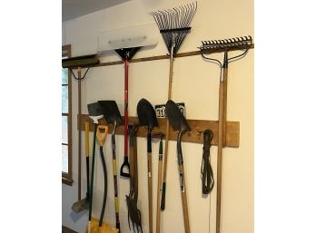 Assorted Lot Of Yard Tools