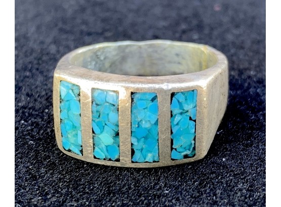 4-Panel Turquoise Ring