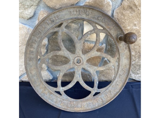 Antique Cast Iron Coffee Grinder Wheel From Enterprise MFG Co.