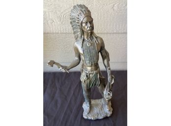 Detailed Plaster Indian Figurine
