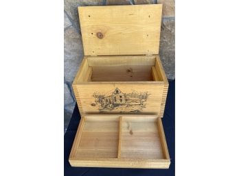 Handmade Decorative Shoe Box With Insert (Please See Pictures)