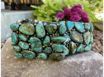 Sterling Turquoise Concho Belt Appraised At $10,000