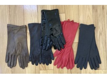 Assortment Of Ladies Leather Gloves #6