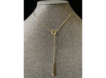 14 K Gold Drop Chain Necklace