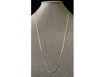 .925 Sterling Silver Gold Toned Necklace