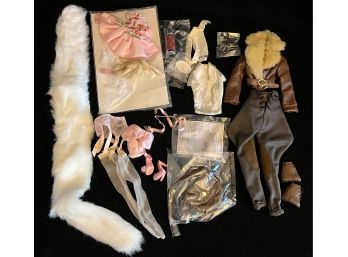 Lot Of Assorted Ashton-drake Madra Doll Clothes & More