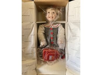 New In Box McMemories Porcelain Doll