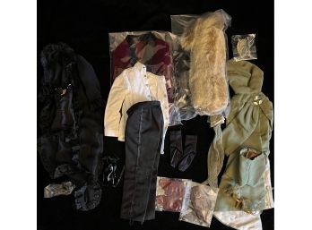 Lot Of Only Ashton-Drake Gene & Madra Doll Clothes & More Incl. Trent Doll Outfit