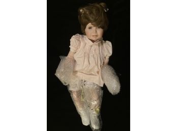 Unbranded Porcelain Doll, New In Box