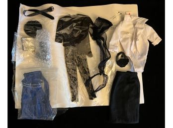 Lot Of Assorted Doll Clothes & More