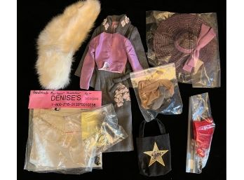 Lot Of Assorted Ashton-drake Gene Doll Clothes & More