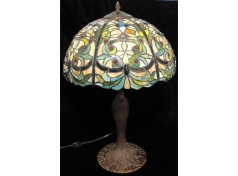 23' Beautiful Stained Glass Lamp