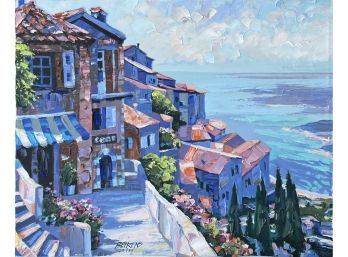 Provence By Howard Behrens Oil On Canvas Painting 29/55