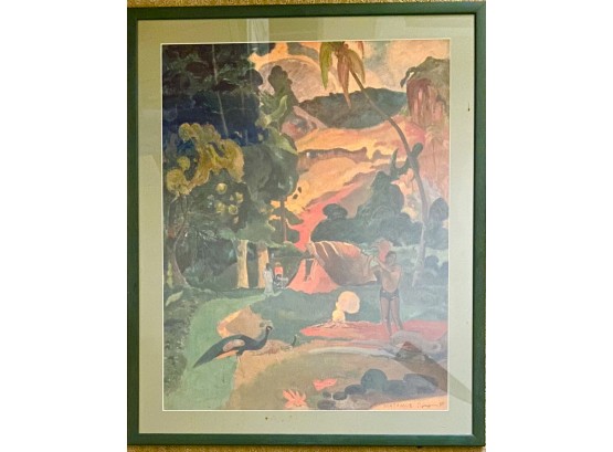 'Matamoe' By Paul Gauguin 99  Poster Print Of Oil On Canvas With Wooden Frame