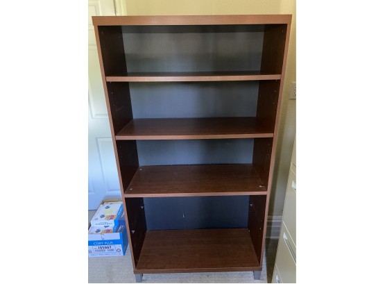 Wooden Bookshelf With Adjustable Shelves From South Shore Furniture
