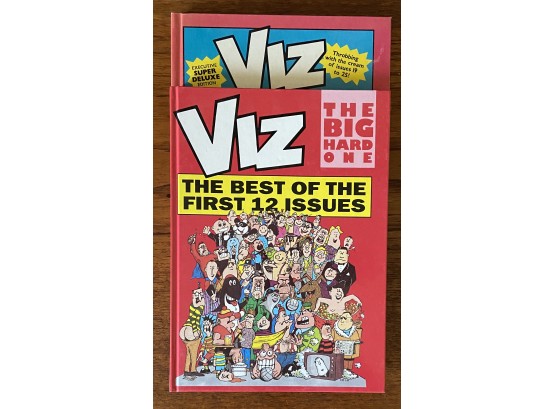 2 Viz Adult Themed Comic Books (hardback)