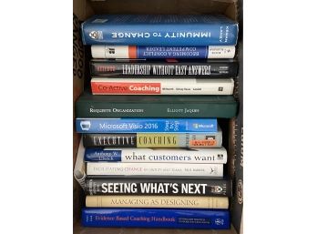 Collection Of Executive Leadership Books Including Immunity To Change