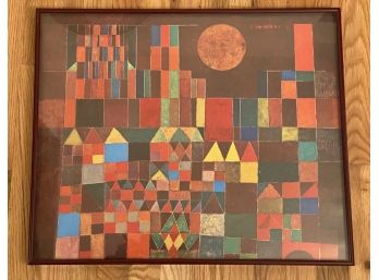 Klee Framed Abstract Colorful Poster