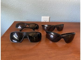 Lot Of 4 Riding / Sport Sun Glasses, Some Italian